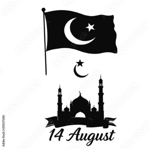 14 August Pakistan Independence Day Silhouette Bundle