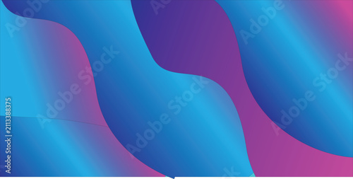 Bild auf Leinwand Experience vibrant modern energy through elegant flowing waves in this stunning