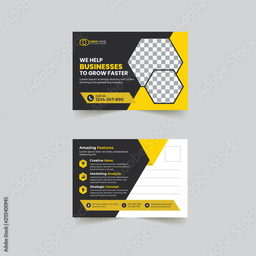 Creative Modern Corporate Business Postcard EDDM Design Template