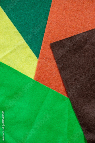 Colorful Felt Fabric Pieces for Sewing and Craft Projects