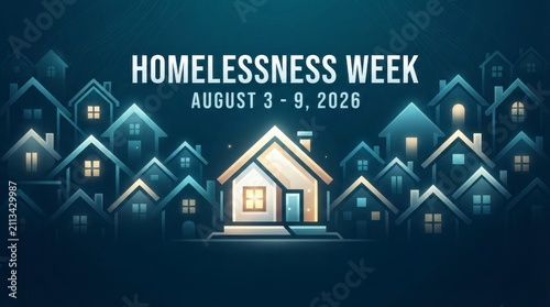 Homelessness awareness week illustration 2026
