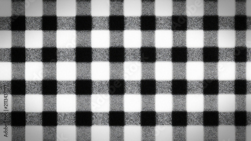 black and white crosshatch backdrop