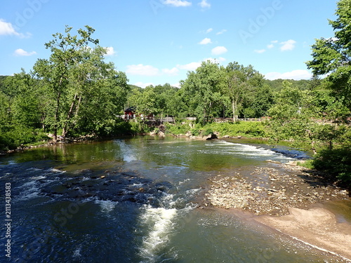 Fotografía Peninsula, Ohio, Lock 29 Trailhead, View of Cuyahoga River from the Peninsula To