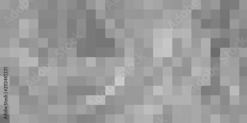 Pixelated grayscale abstract background with varying shades of grey forming a subtle pattern texture