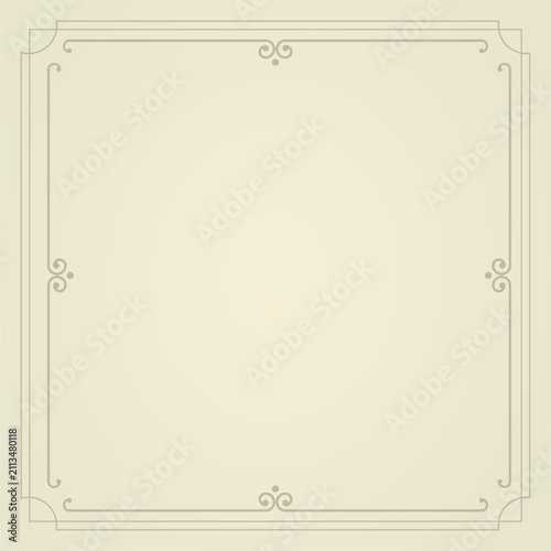 Gold frame in vintage background