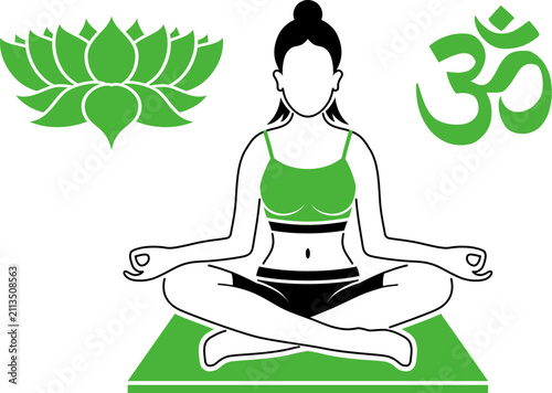 Yoga and Fitness Concept