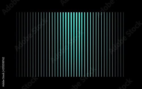 Abstract vertical lines with a bright cyan glow in the center