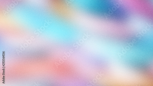 Abstract colorful gradient noise grain background texture featuring soft pastel light transitions and a subtle grainy film effect for design