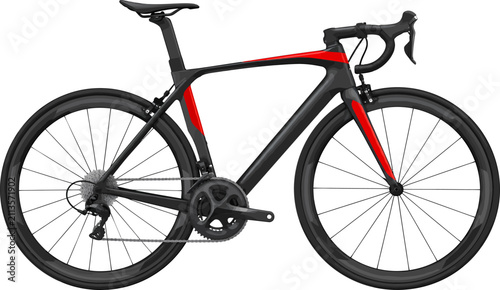 фотографія Modern carbon road bike