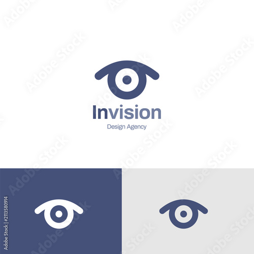 Simple Healthcare Eye Logo Design Symbol