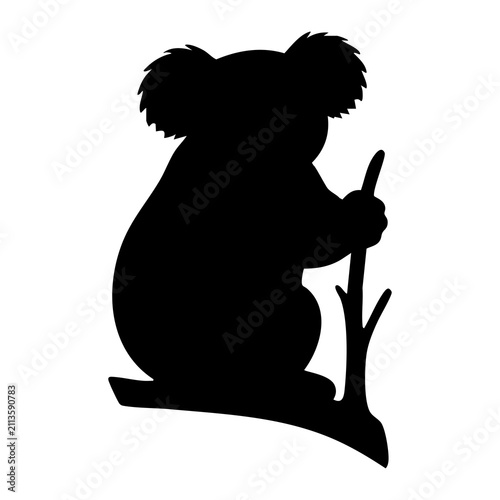 Photography Koala vector silhouette
