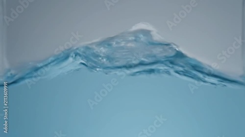 Dynamic Water Surface Ripples and Waves Close-up Abstract Motion