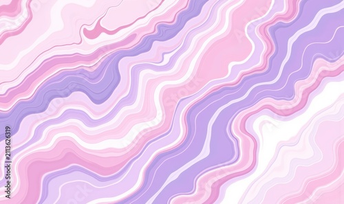 Flowing Pink And Lavender Marble Stripes, Blush Pink, Soft Lilac And White, Perfect for Fashion Textile Print, Wedding Invitation Design And Cosmetics Packaging