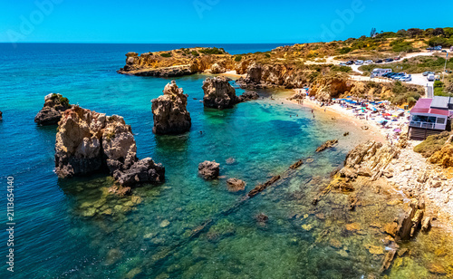 Arrifes beach in Albufeira, Algarve, Portugal