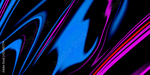 Futuristic 3D Web3 Abstract Background with Vibrant Neon Gradient Light