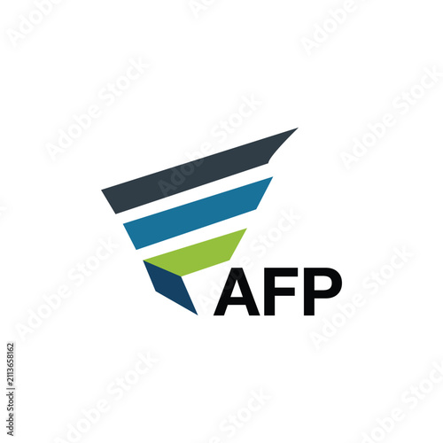 AFP letter logo design on white background. Creative  modern AFP letter logo design. Vector design.
