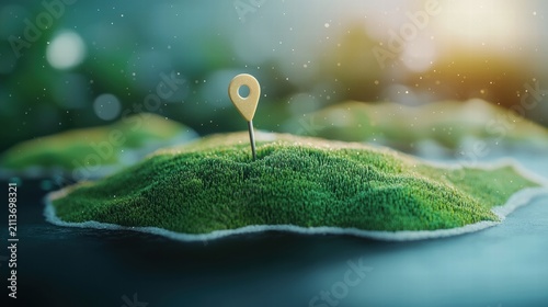 world map pin location 3D world map with a pulsating pin animation, highlighting a specific location.