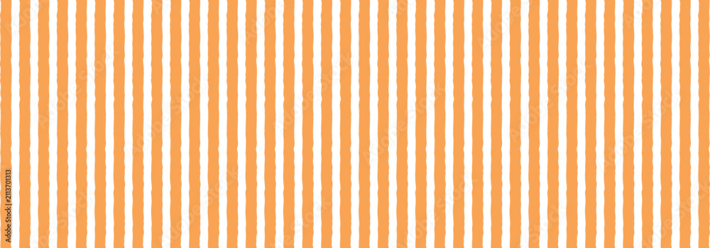 Fotografie Summer Yellow Hand Painted Stripe Background Vector Illustration