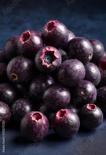 Close-up of ripe acai berri...