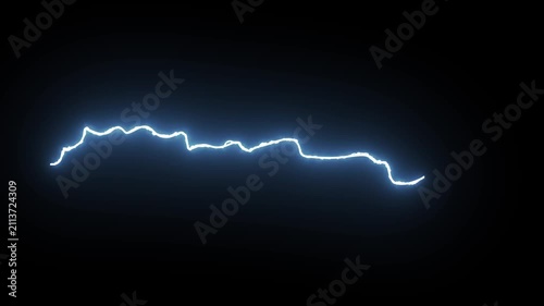 Blue lightning bolts with energy effects fx, glowing power flash, storm lightning effect, high voltage thunder strike, electric discharge overlay, realistic electricity animation.