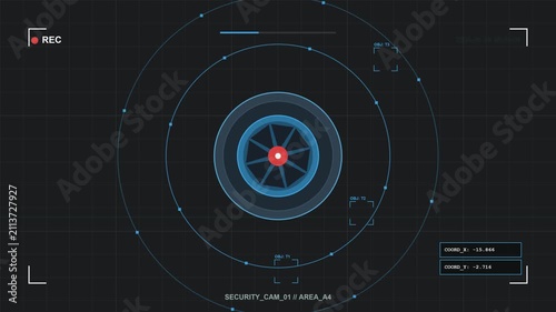 Smart Home Security Surveillance Digital Pulse Interface