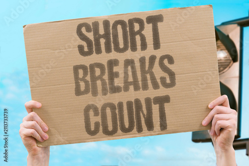 Фотография "Short Breaks Count" Even brief moments of rest provide meaningful help