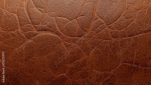 Leather Texture Showing Detailed Patterns and Rich Color
