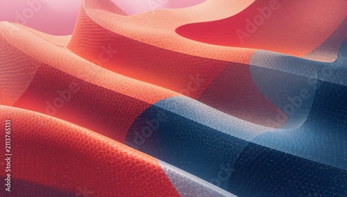 Colorful Waves of Soft Shapes and Water Droplets