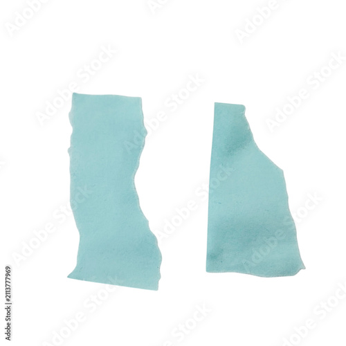Two distinct shapes resembling california and georgia states in light blue