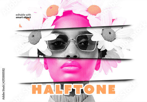 Halftone Photo Effect