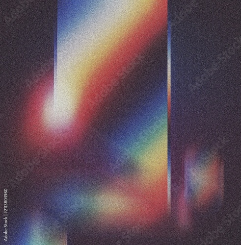 Abstract trendy colorful gradient noisy grain background texture