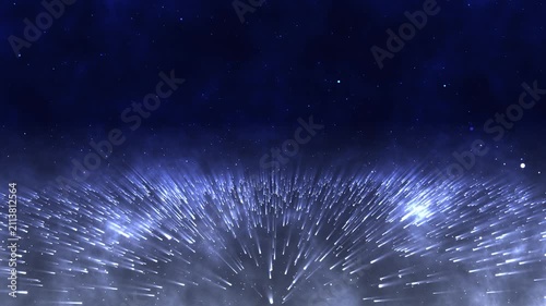 Particle Backgroun Animation Abstract Particle Network Background Animation, Glowing Connected Dots Technology Loop