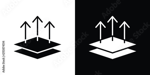 Bild auf Leinwand Breathable icon lineart symbols pack. EPS10