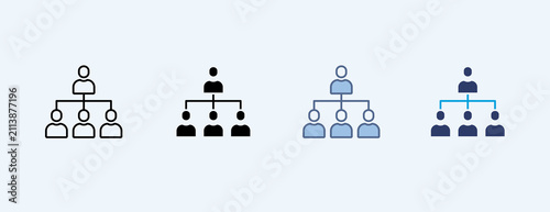 Structure Multiple Icon Illustration Vector