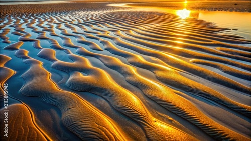 Wet sand softly enfolds delicate forms