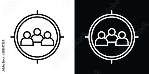 Fotografía Focus group icon