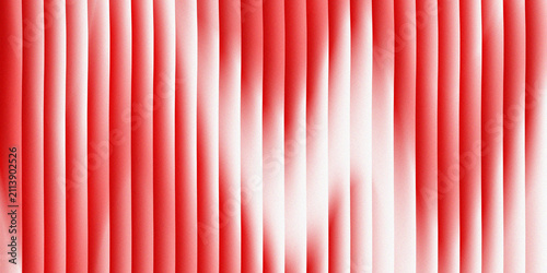 Abrupt Red and White Vertical Striped Grainy Gradient Abstract Background