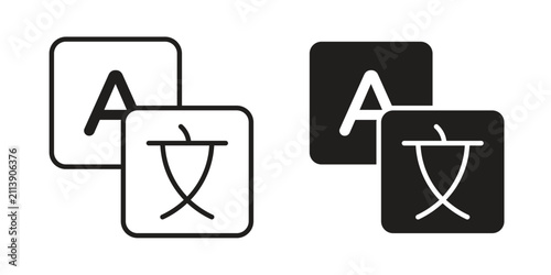 Obraz na plátne Translator icon
