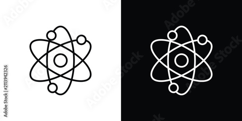 Bild auf Leinwand Physics icon