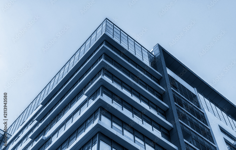 Obraz premium Modern Architectural Design Captured from a Unique Angle