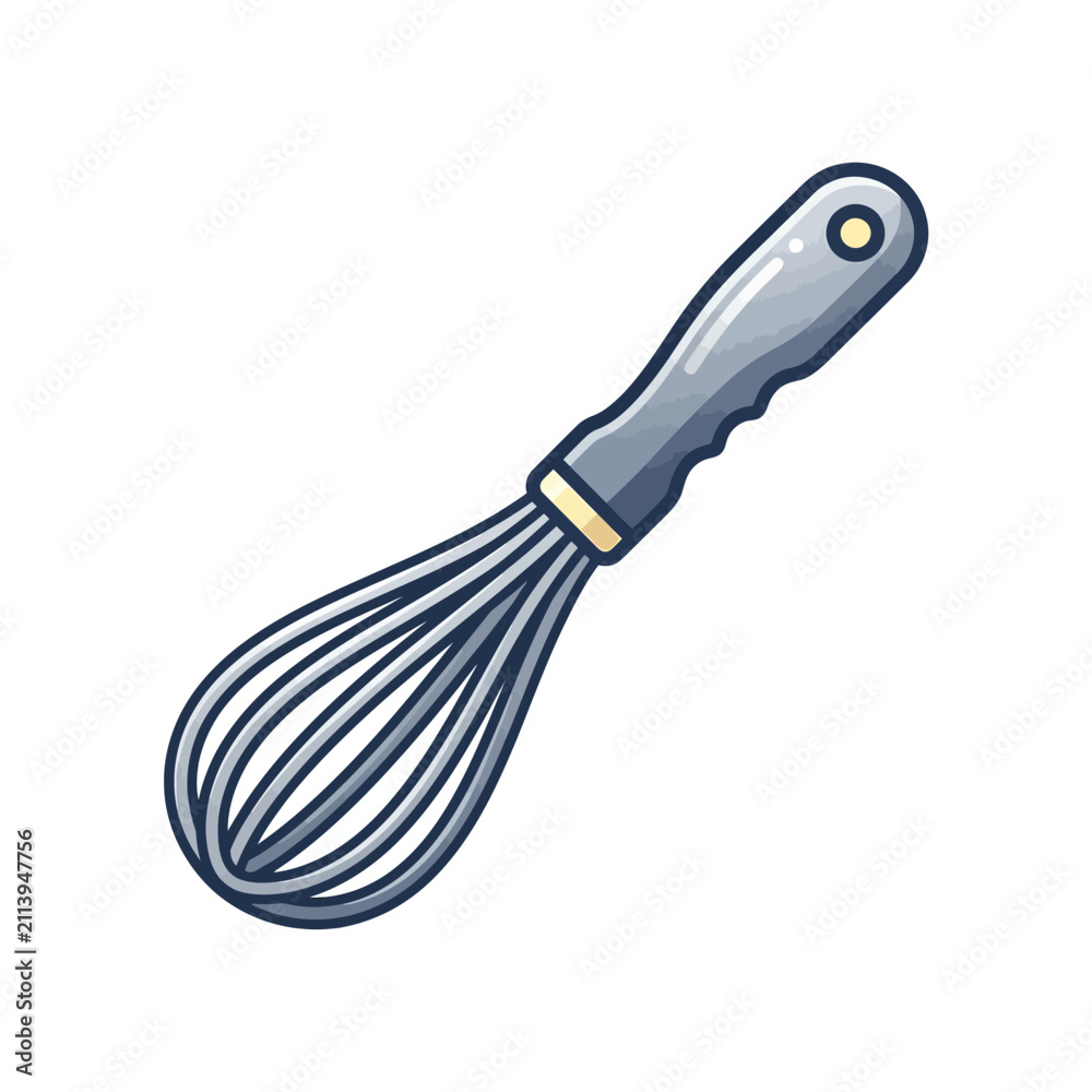 Obraz premium Handheld Kitchen Whisk Utensil, Food Preparation Tool