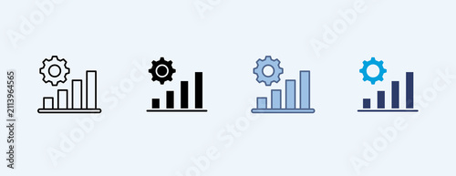 Management Multiple Icon Illustration Vector
