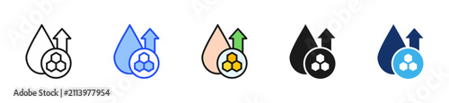 Serum Boost Icon Collection With Multiple Styles