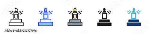 Fotografie Serum Boost Line Icon Collection With Multiple Styles