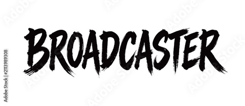 Konstfotografi BROADCASTER Handwriting