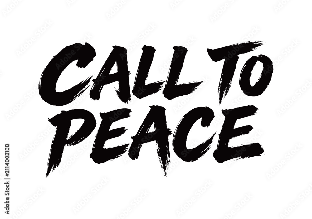 Foto CALL TO PEACE Handwriting