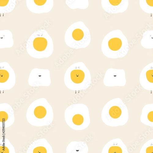 seamless pattern with eggs