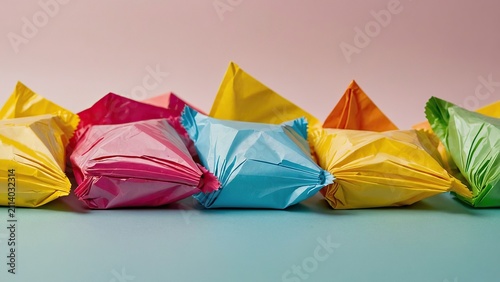 colorful tent on a bed
