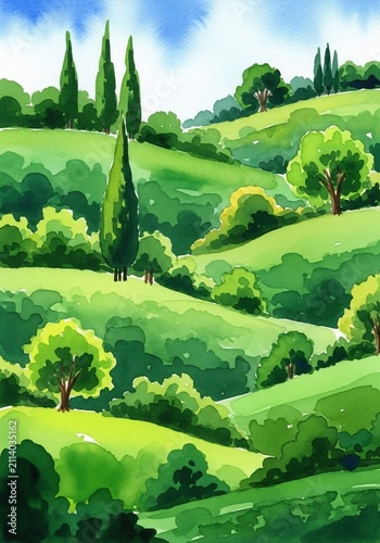 Verdant Hills, Whispering Cypress