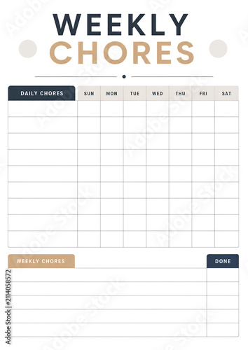 Weekly Chores Planner